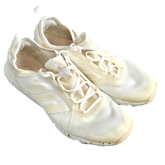ADIDAS TERREX CONTINENAL ATHLETIC SHOES CONFETTI SOLE White size 7 flaw - Picture 1 of 7